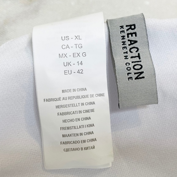 Kenneth Cole Striped Tie Plunge One Piece - Picture 6 of 8